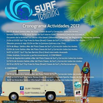 Actividades Surf Training Club 2017