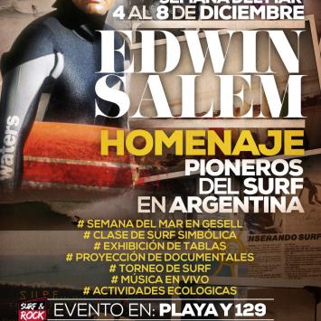 Edwin Salem / Homenaje Pioneros del Surf en Argentina